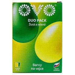 OVO Tekuté barvy DUO žlutá/zelená