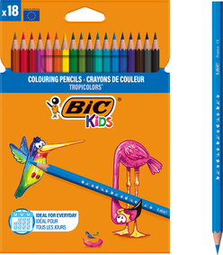 BIC Pastelky TROPICOLORS 18ks